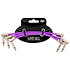 6452 Câble de patch Flex 15 cm Pack de 3 Purple Ernie Ball