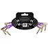 6452 Câble de patch Flex 15 cm Pack de 3 Purple Ernie Ball