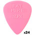 44R060FM Fat Mike Custom Nylon Standard 0,60 mm Sachet de 24 Dunlop