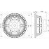 10NDL88 8 Ohm B&C Speakers