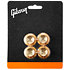 PRMK-030 Top Hat Knobs Aged Gold Metal Insert (Lot de 4) Gibson