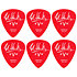EVH102P060 EVH Tortex Frankenstein 0,60 mm Sachet de 6 Dunlop