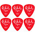 EVH102P088 EVH Tortex Frankenstein 0,88 mm Sachet de 6 Dunlop