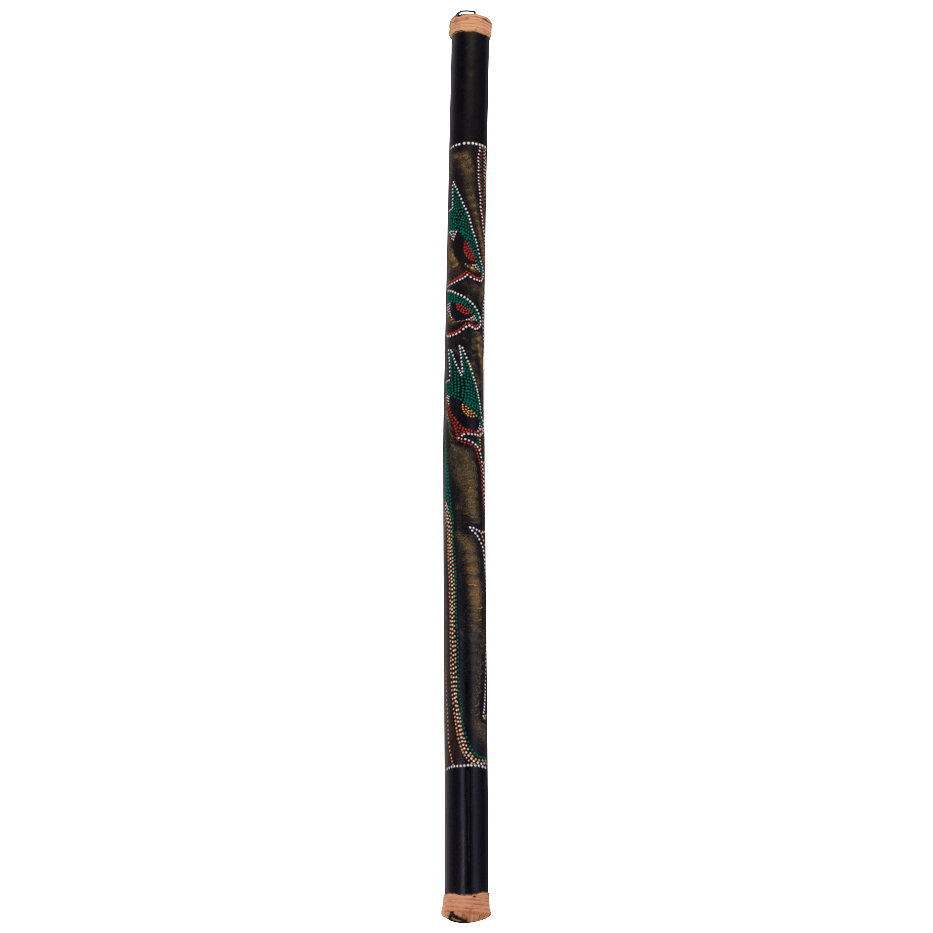 Bâton De Pluie En Bambou Peint 100 Cm - PEARL, Motif Hidden Spirit, Son Apaisant De Pluie