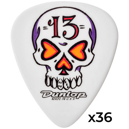 Dunlop BL02R60 Alan Forbes Skull 0,60 mm Sachet de 36