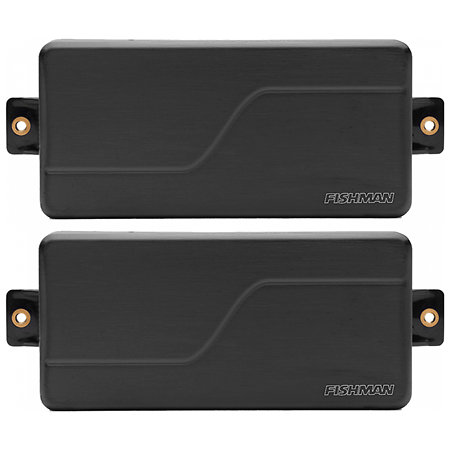 Fishman PRF-M37-SQ2 Set Neck/Bridge Fluence Modern Humbucker 7 Cordes Brushed Black Nickel