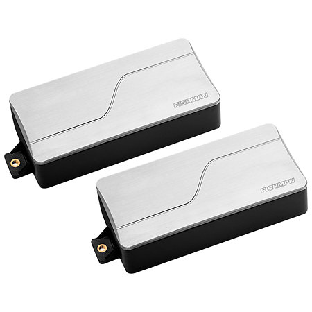 Fishman PRF-M37-SR2 Set Neck/Bridge Fluence Modern Humbucker 7 Cordes Brushed Stainless