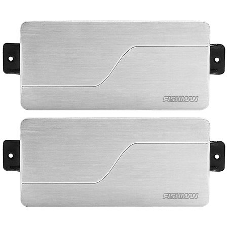 Fishman PRF-M37-SR2 Set Neck/Bridge Fluence Modern Humbucker 7 Cordes Brushed Stainless