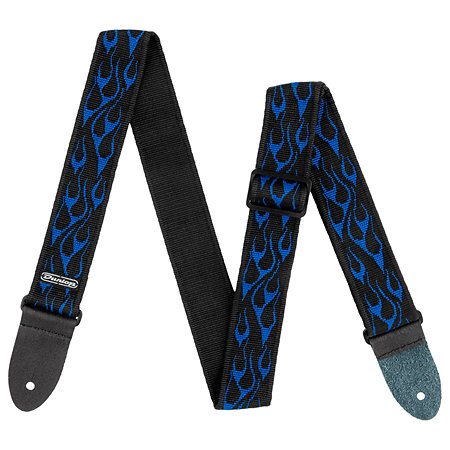 Dunlop D3811BL Classic Flambe Blue Strap