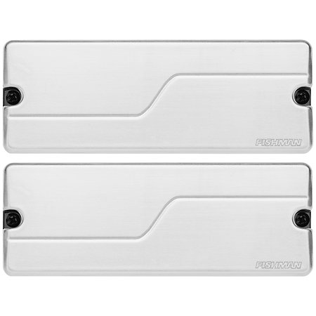 Fishman PRF-M38-SR2 Set Neck/Bridge Fluence Modern Humbucker 8 Cordes Brushed Stainless