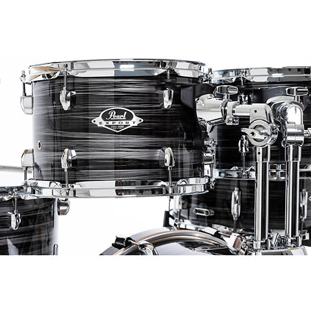 Export fusion 20" 5 fûts Graphite Silver Twist EXX705NBRC-778 + Pack de cymbales Sabian SBR Pearl