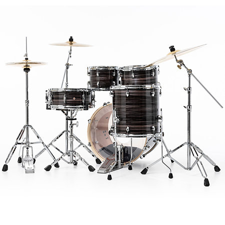 Export fusion 20" 5 fûts Metallic Amethyst Twist EXX705NBRC-779 + Pack de cymbales Sabian SBR Pearl
