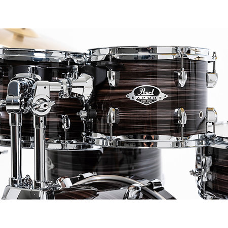 Export fusion 20" 5 fûts Metallic Amethyst Twist EXX705NBRC-779 + Pack de cymbales Sabian SBR Pearl