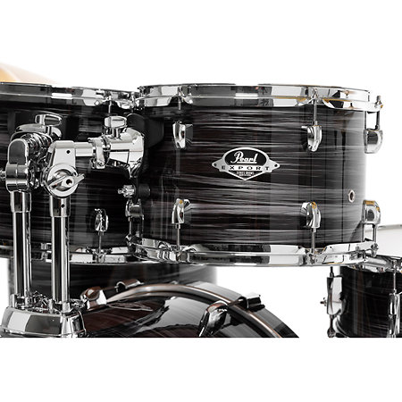 Export Rock 22'' 5 fûts Graphite Silver Twist EXX725BRC-778 + Pack de cymbales Sabian SBR Pearl