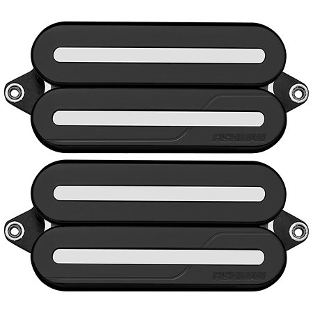 PRF-MO6-SBN Set Neck/Bridge Fluence Open Core Modern Humbucker 6 Cordes Nickel Blades Fishman