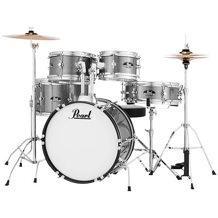 Pearl Roadshow Jr 16" 5 fûts + Tabouret + 2 cymbales Grindstone Sparkle RSJ465CC-708