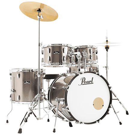 Pearl Roadshow Fusion 20" 5 fûts Bronze Metallic + Tabouret + 2 cymbales Sabian RSS505CC-707