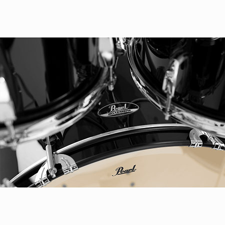 Pearl Roadshow Rock 22'' 5 fûts Jet Black + Tabouret + 2 cymbales Sabian RSS525SCC-31