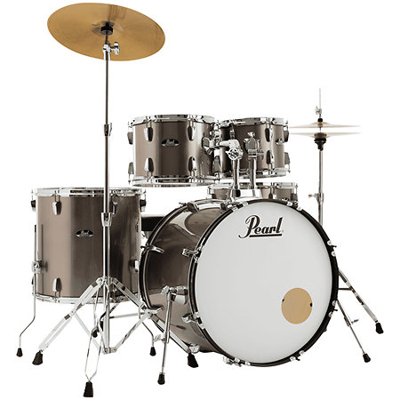 Pearl Roadshow Rock Stage 22'' 5 fûts Bronze Metallic + Tabouret + 2 cymbales Sabian RSS525SCC-707