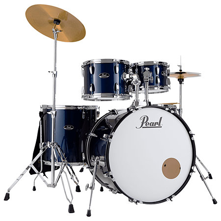 Pearl Roadshow Rock 22" 5 fûts Royal Blue Metallic + Tabouret + 2 cymbales Sabian RSS525SCC-743