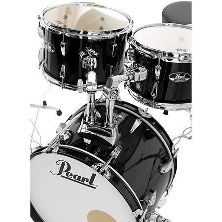 Roadshow Jazz 18" 5 fûts Jet Black + Tabouret + 2 cymbales Sabian RSS585CC-31 Pearl