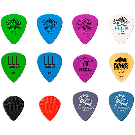Dunlop PVP113 Variety Pack Electric Sachet de 12