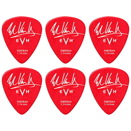 Dunlop EVH102P114 EVH Tortex Frankenstein 1,14 mm Sachet de 6