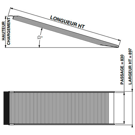 ASD PONT300 Pont de chargement 3m