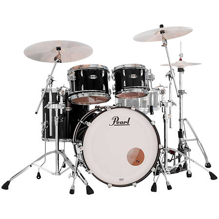 Masters Maple Rock 22" 4 fûts Matte Black Mist + Gyrolock-L MM6P924XSPLC-124 Pearl