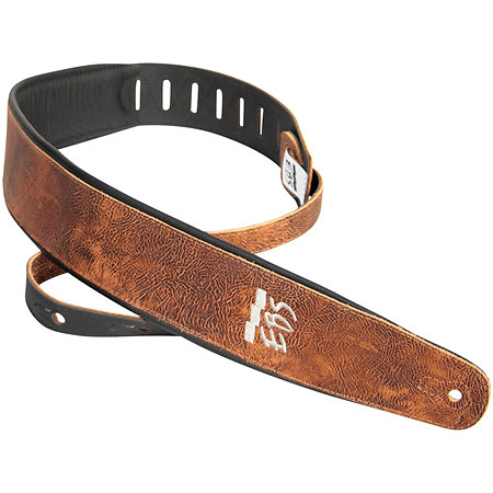 Stained Leather Strap Brown EBS