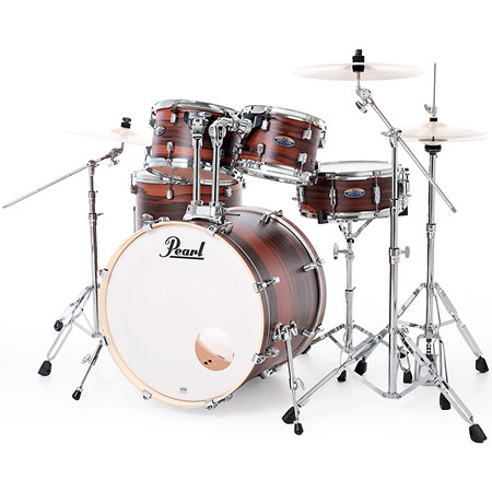 Pearl Decade Maple Rock 22" 5 fûts Matte Dark Walnut DMP925SC-828