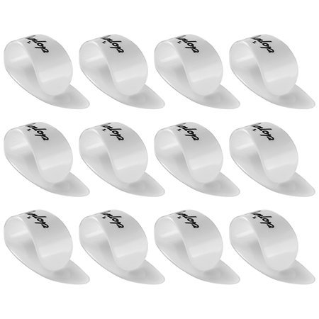 Dunlop 9013 Onglet pouces Gauchers Blancs Larges Sachet de 12