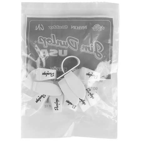 9013 Onglet pouces Gauchers Blancs Larges Sachet de 12 Dunlop