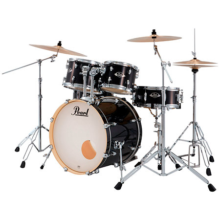 Pearl Export Fusion 20" 5 fûts Jet Black + 3 cymbales Sabian PX EXX705NBRC-31