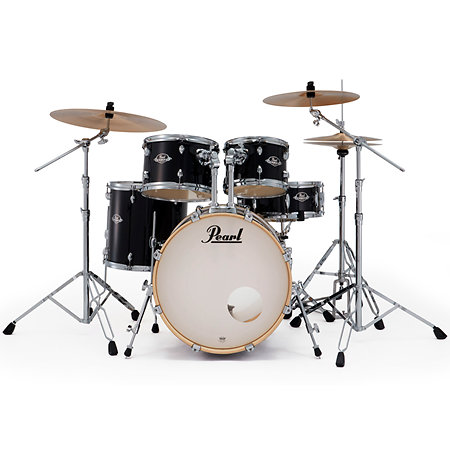 Pearl Export Fusion 20" 5 fûts Jet Black + 3 cymbales Sabian PX EXX705NBRC-31
