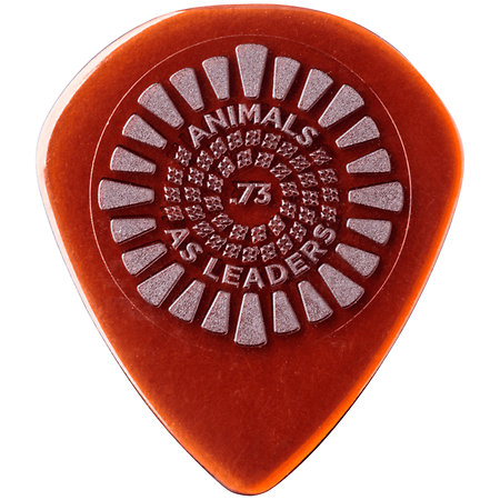 Dunlop AALP01 Animals as Leaders Brown Primetone 0,73 mm Sachet de 3