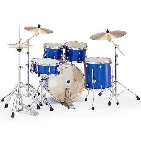 Export Fusion 20" 5 fûts Midnight Blue + 3 cymbales Sabian PX EXX705NBRC-863 Pearl