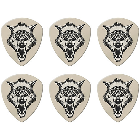Dunlop PH122P114 Hetfield's White Fang 1,14 mm Sachet de 6