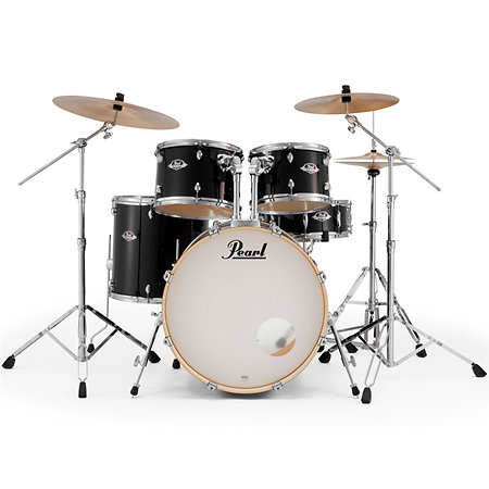 Pearl Export Standard 22" 5 fûts Jet Black + 3 cymbales Sabian PX EXX725NBRC-31