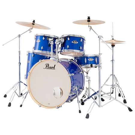 Pearl Export Standard 22" 5 fûts Midnight Blue + 3 cymbales Sabian PX EXX725NBRC-863