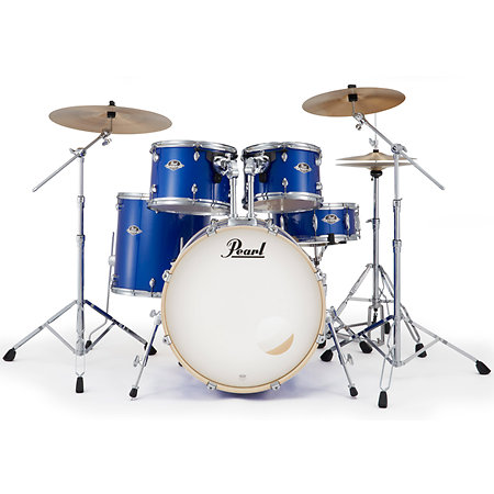 Pearl Export Standard 22" 5 fûts Midnight Blue + 3 cymbales Sabian PX EXX725NBRC-863