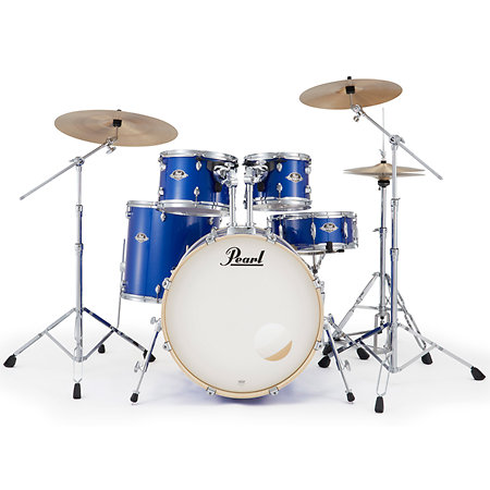 Pearl Export Rock 22" 5 fûts Midnight blue + 3 cymbales Sabian PX EXX725SBRC-863