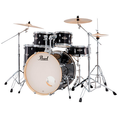 Pearl Export Rock 22'' 5 fûts Jet Black + 3 cymbales Sabian PX EXX725SNBRC-31