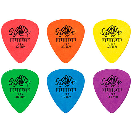 Dunlop PVP418 Variety Pack Tortex Sachet de 12