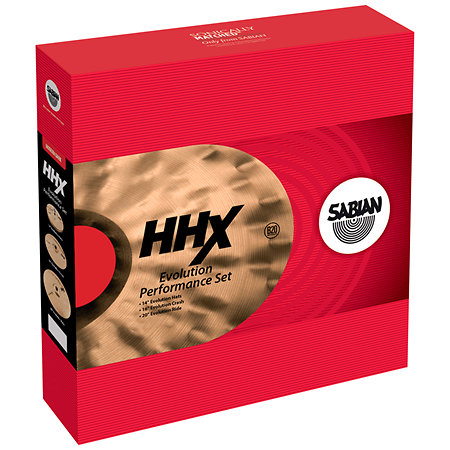 Sabian 15005XEBP HHX Pack Evolution Performance Set 14'' - 16'' - 20'' - 18''