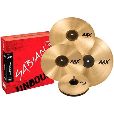 Sabian 25005XCP AAX Promotional set 14'' - 16'' - 21'' - 18''