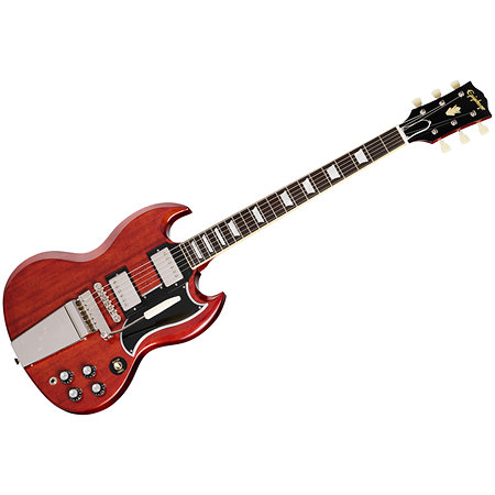 1964 SG Standard Reissue Maestro Vibrola Cherry Red + Etui Epiphone