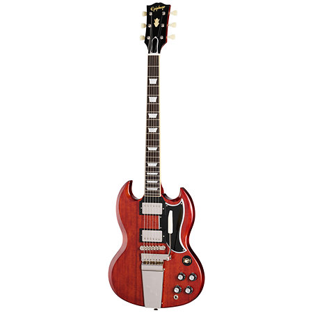 1964 SG Standard Reissue Maestro Vibrola Cherry Red + Etui Epiphone