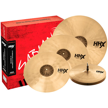 Sabian 15089XN-15 HHX X-treme Groove pack 17'' - 19'' - 15'' - 21''