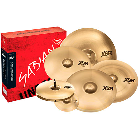 Sabian XSR5006B Pack XSR Set complet 10"-14"-16"-18"-20"-18''